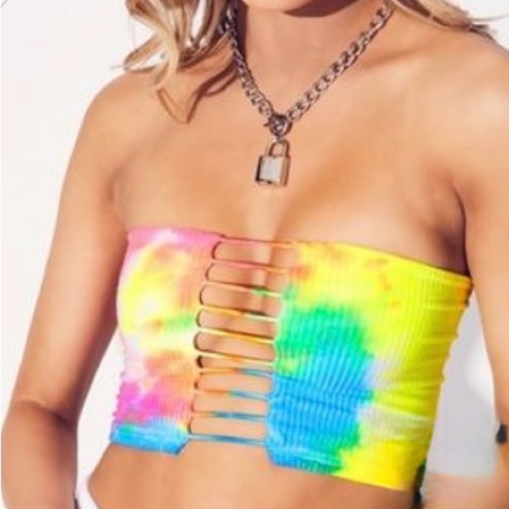 Emma & Sam Tie-dye Tube Top